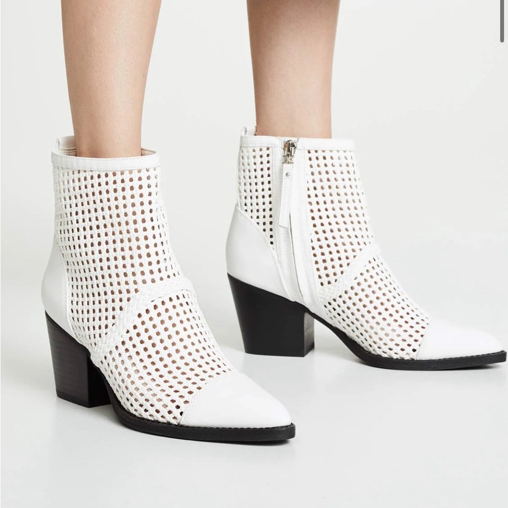 Same Edelman Elita Woven Boots